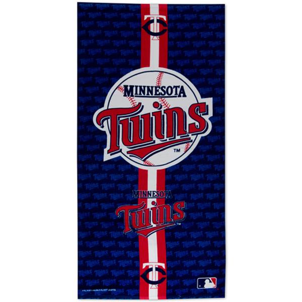 Minnesota Twins Fiber Reactive Beach Towel